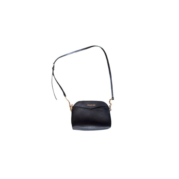 Michael Kors Black and Gold Crossbody Purse - Picture 1 of 8